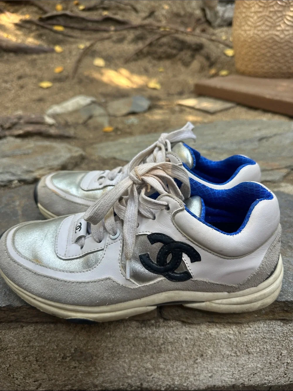 Chanel  CC Logo Sneakers